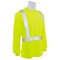 Deltaplus 2, R, 100% polyester birdseye knit mesh, Hi Viz Lime, Small 64000 - alternate 3